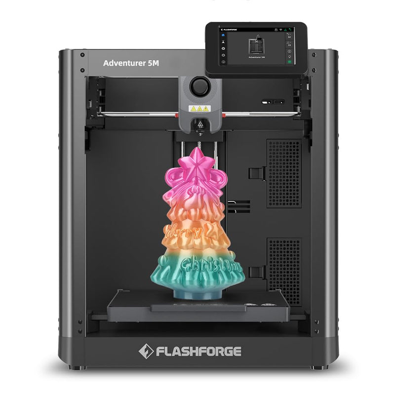 FLASHFORGE Adventurer 5M High-Speed CoreXY 3D Printer with Auto-Leveling & Multi-Color Support