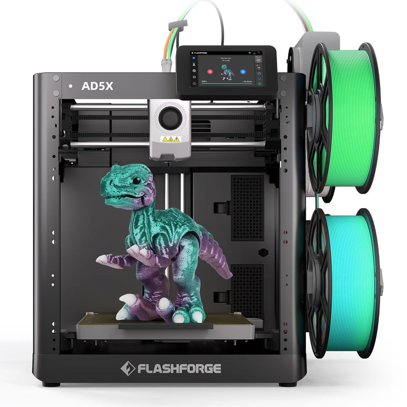 FLASHFORGE AD5X Multi-Material 4-Color High-Speed 3D Printer CoreXY Auto-Leveling 600mm/s